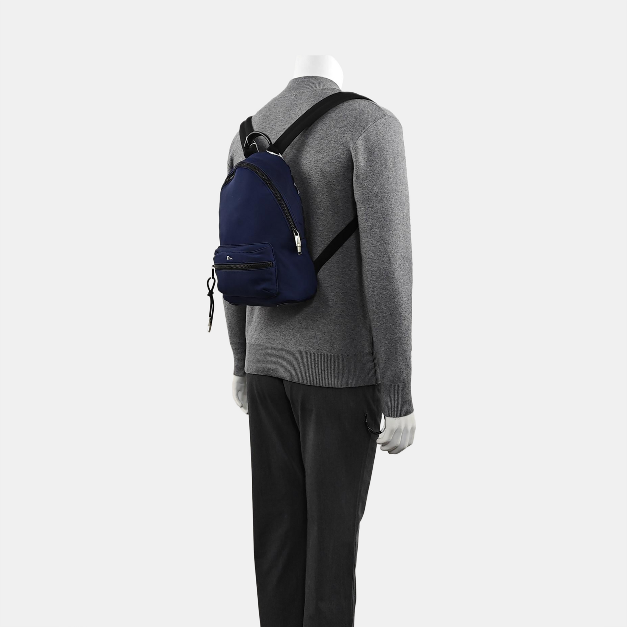 Fabric Backpack Blue