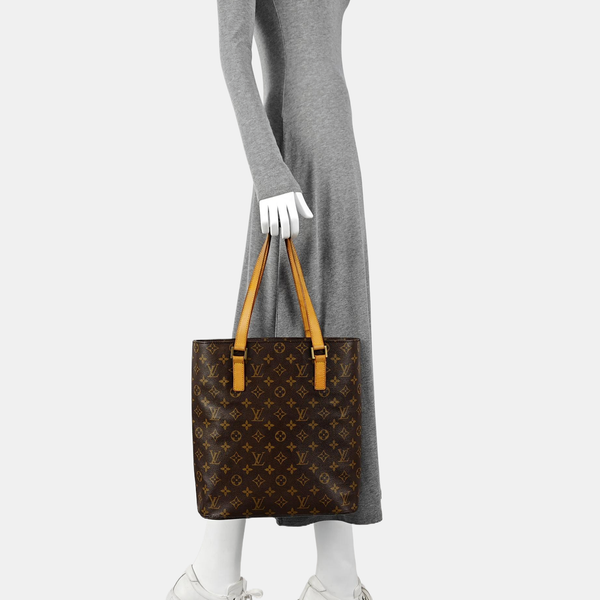 VINTAGE VAVIN GM Monogram Coated Canvas Brown