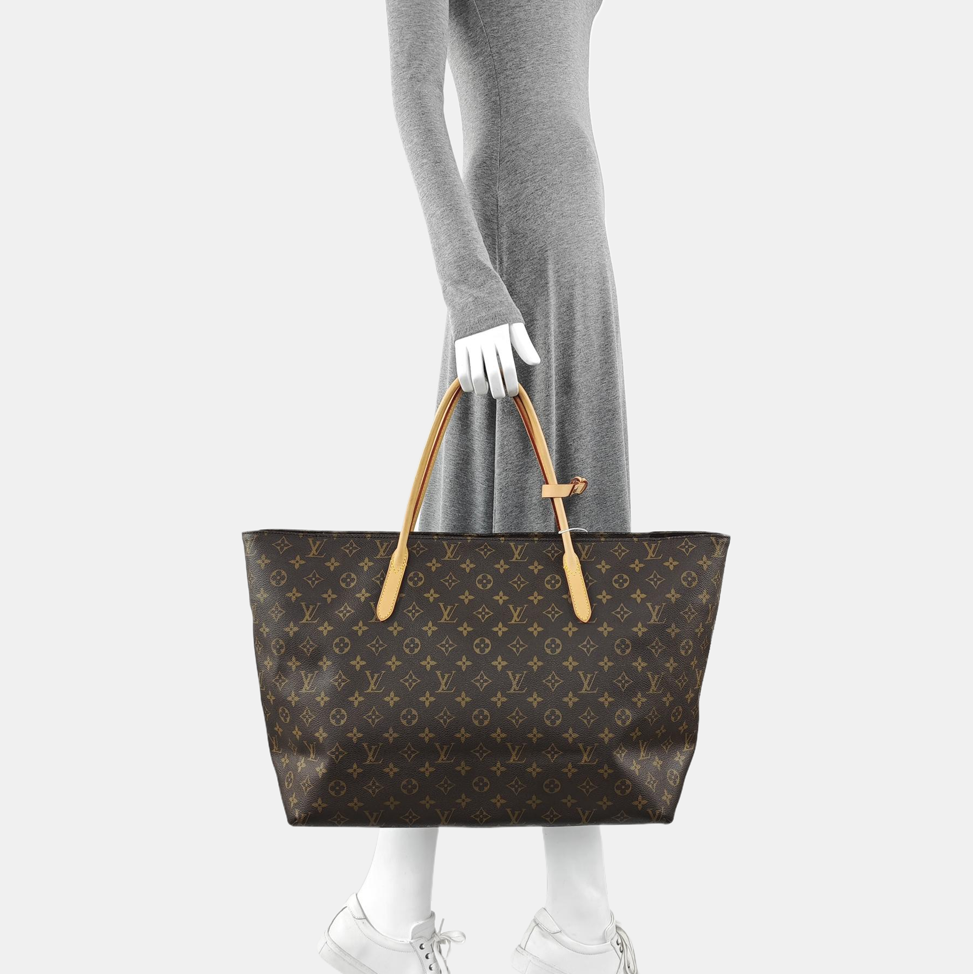 RASPAIL Monogram Coated Canvas Brown
