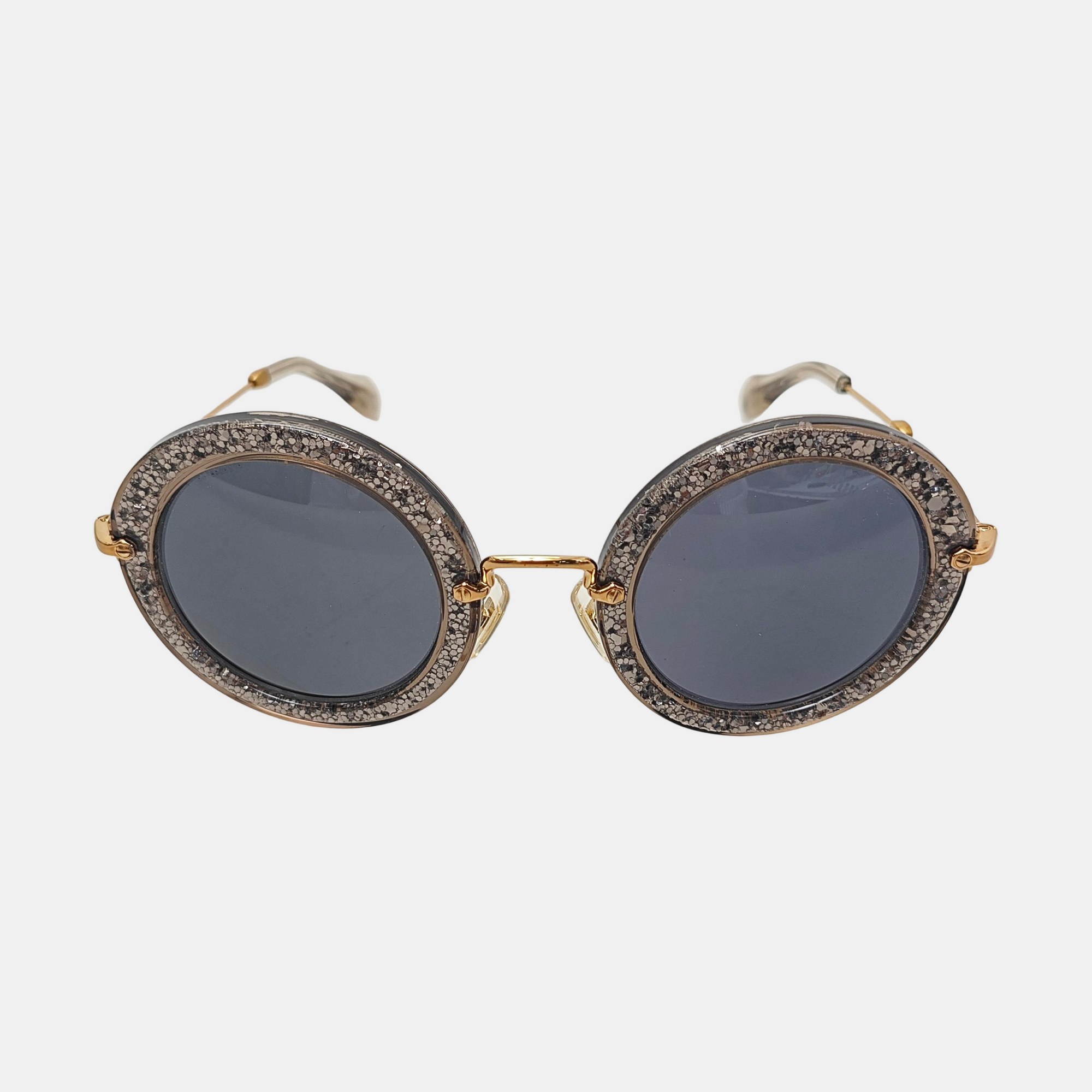 Blue Synthetic Sunglasses