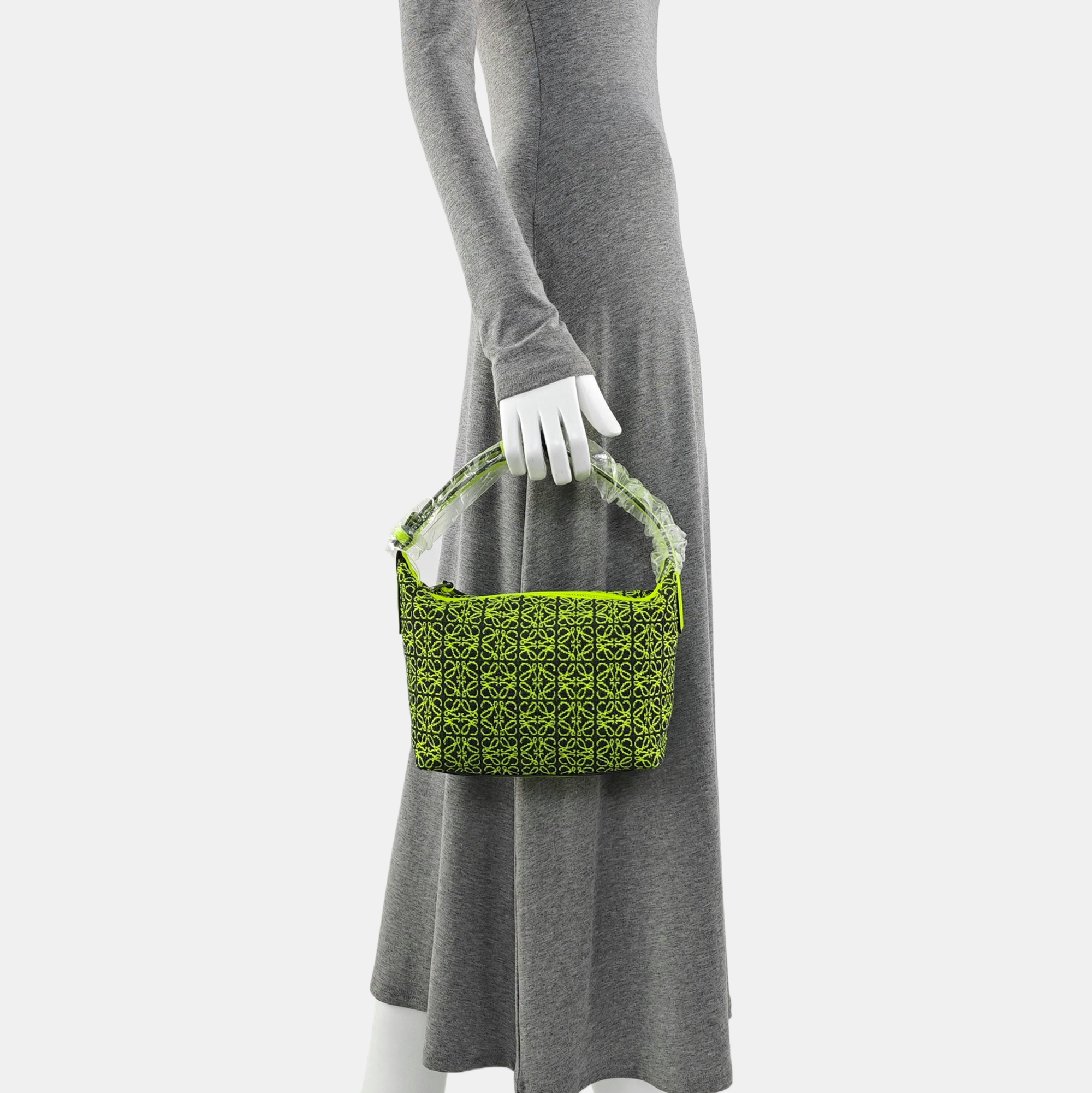Fabric Top Handle Bag Small Yellow