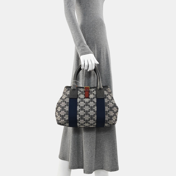 Fabric Tote Bag Gray