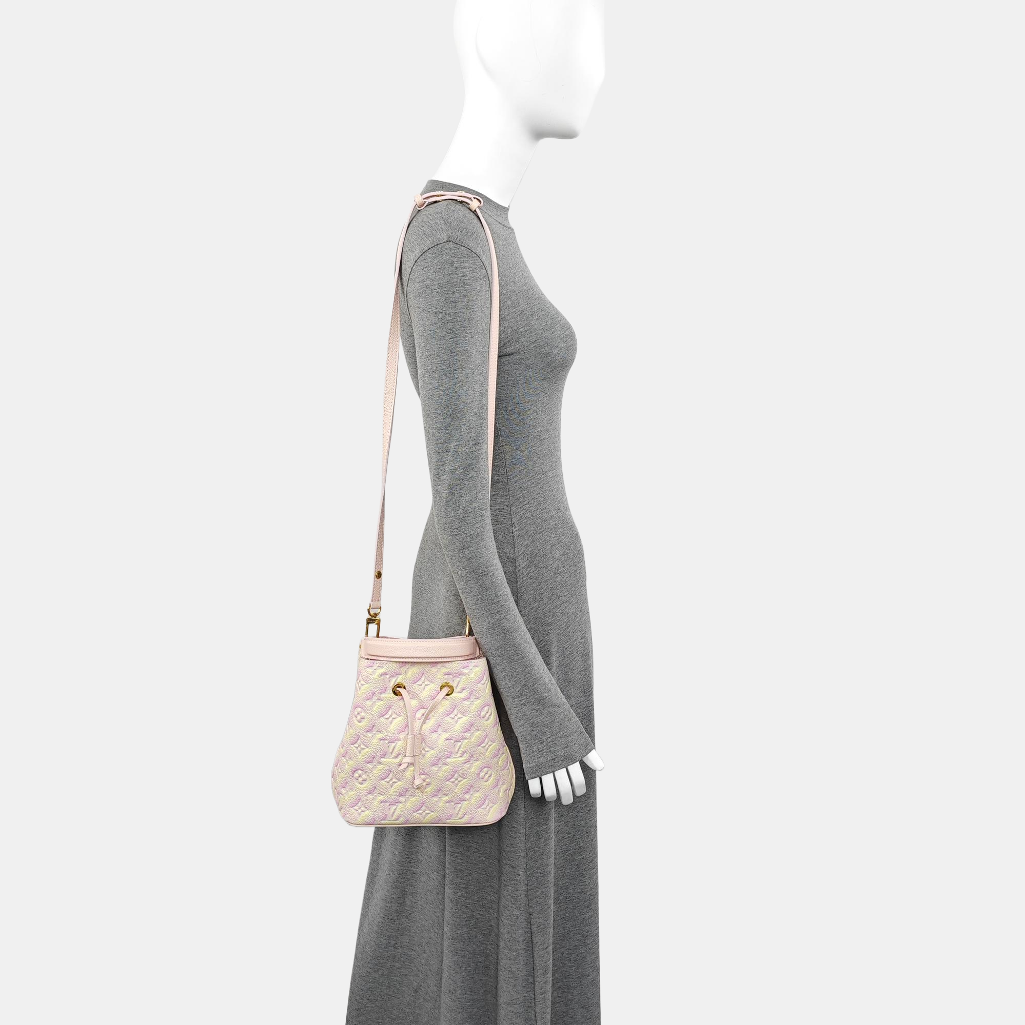 NÉONOÉ BB Monogram Calfskin Pink