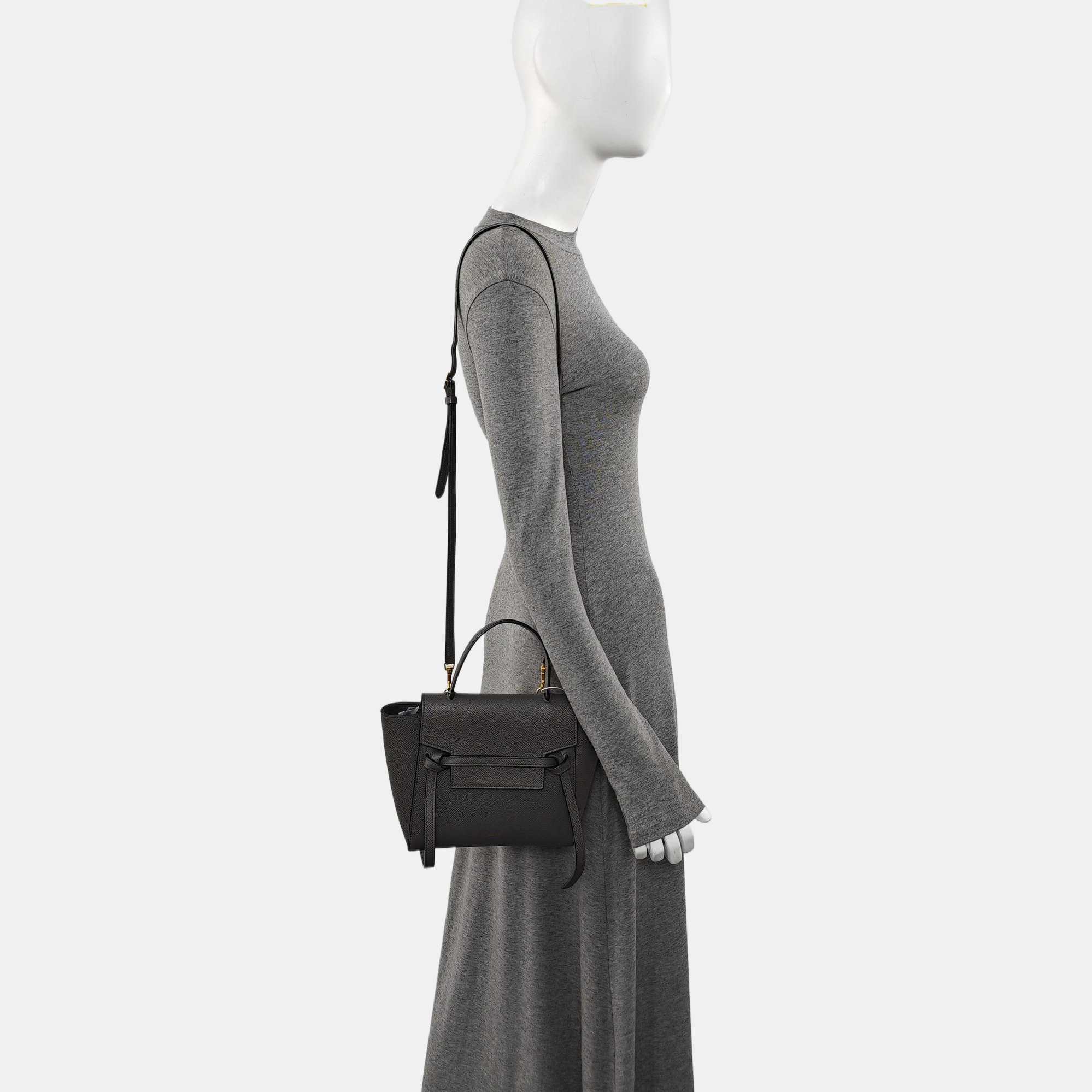 BELT Nano Calfskin Gray
