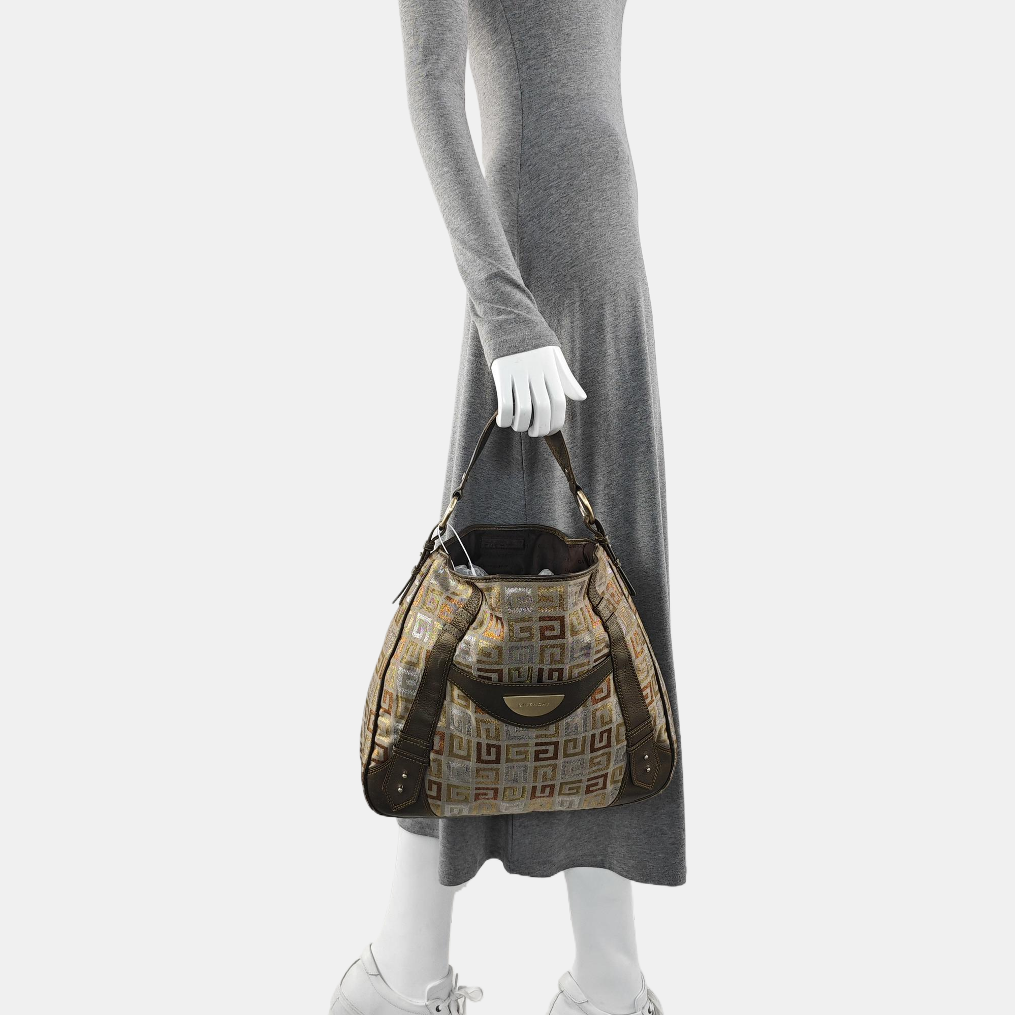 Fabric Top Handle Bag Multicolor