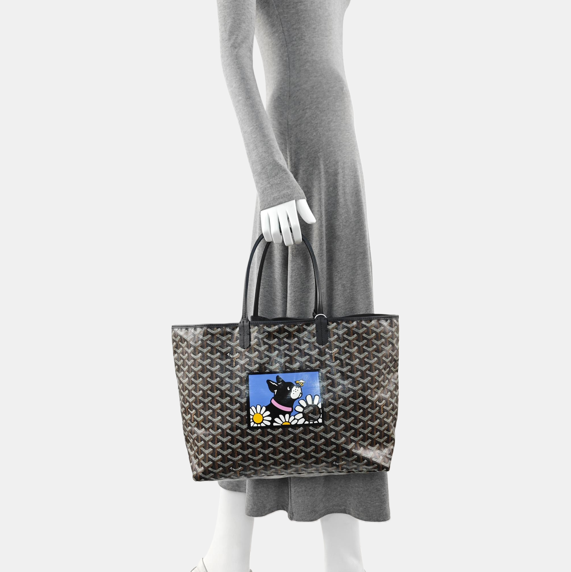 Saint Louis PM Coated Canvas Black