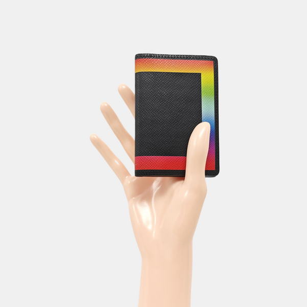 Calfskin Card Holder Black