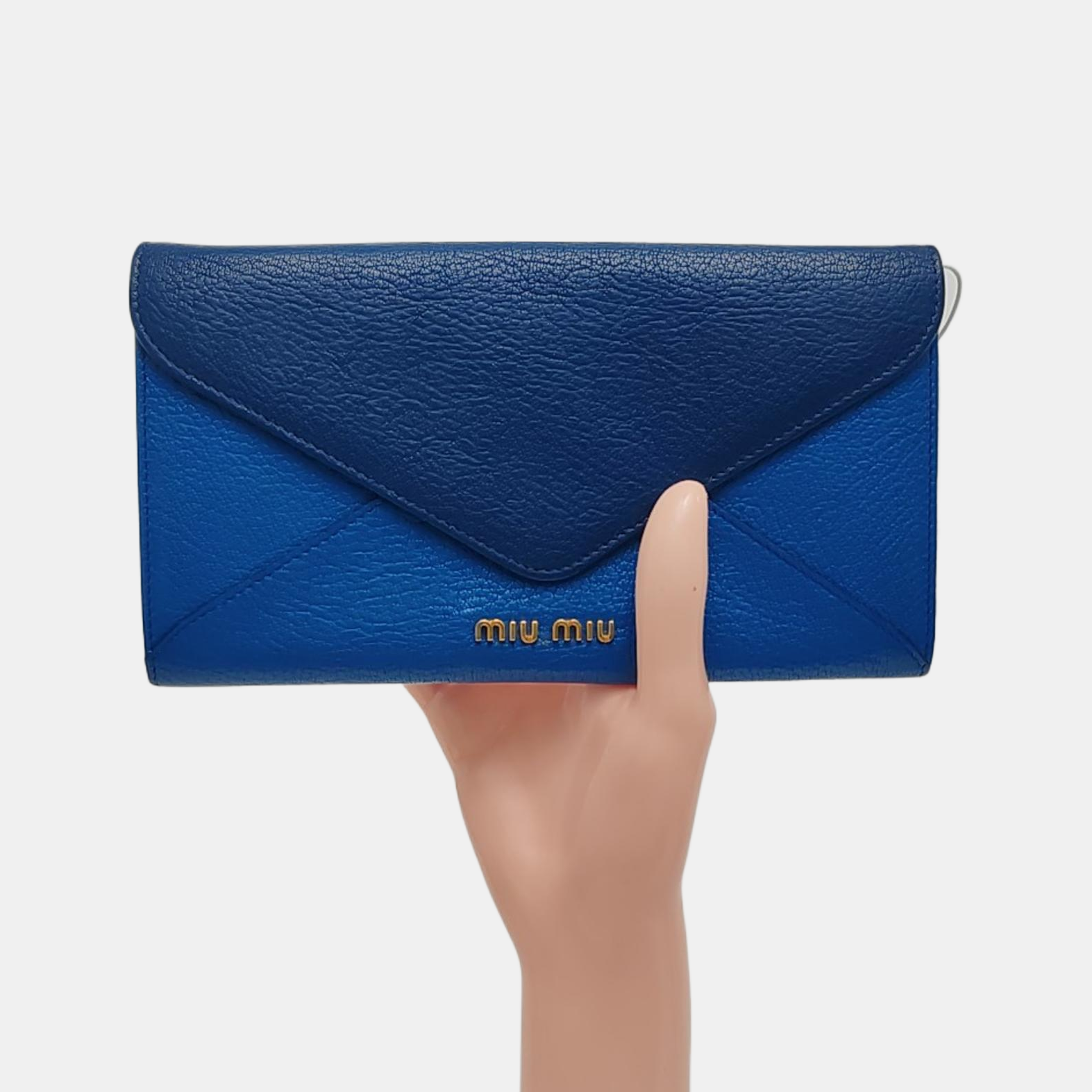 Calfskin Wallet Blue