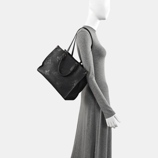 ONTHEGO MM Monogram Calfskin Black