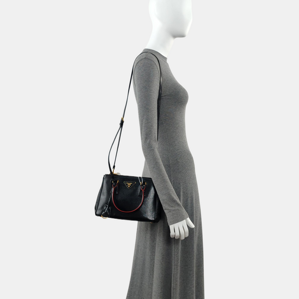 Galleria Saffiano Calfskin Black