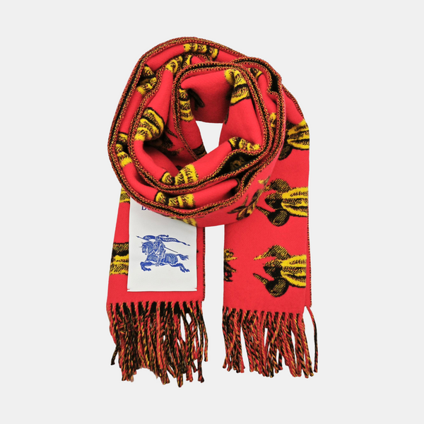 Wool Scarf Red