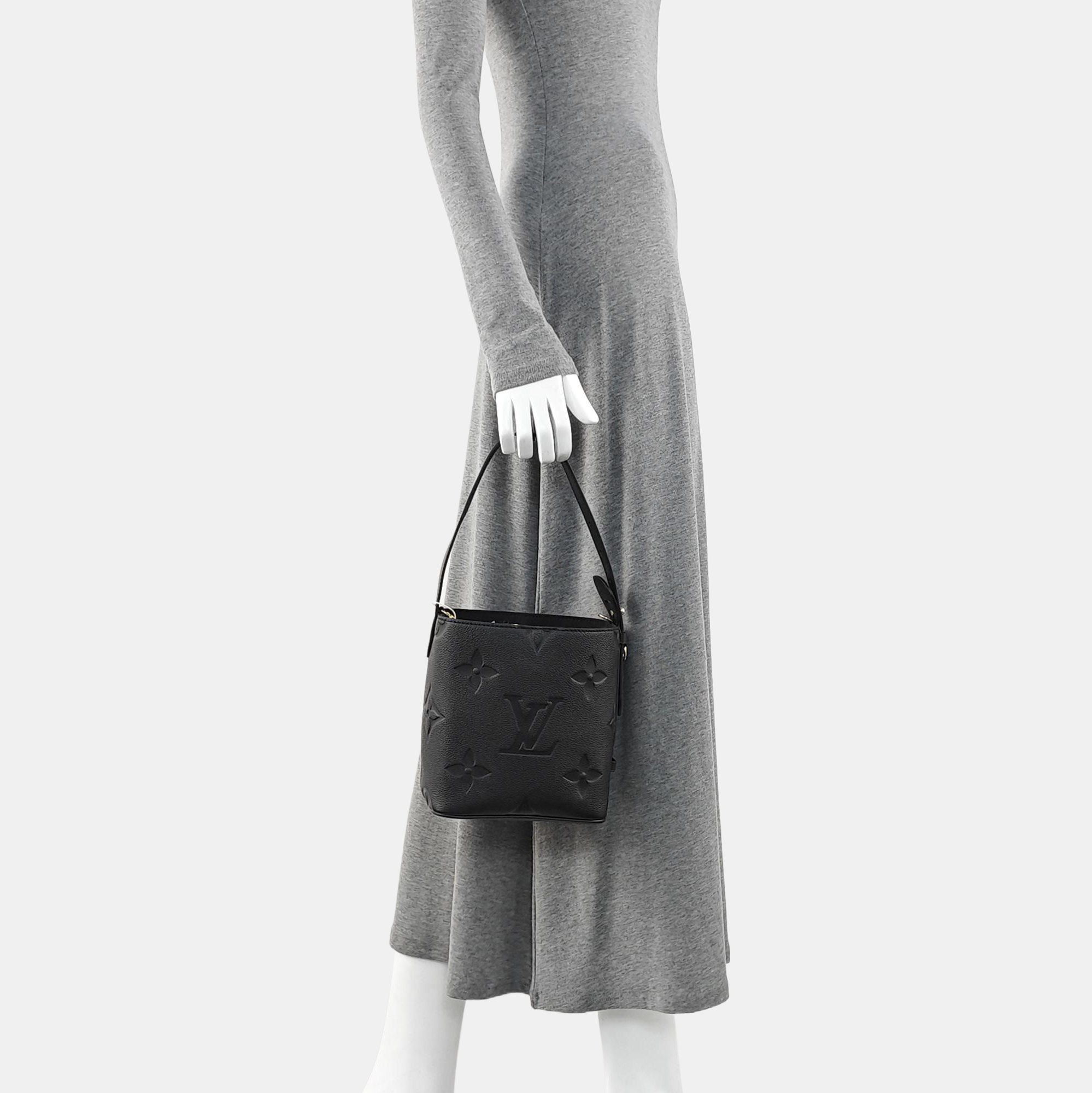 ALL IN BB Monogram Calfskin Black