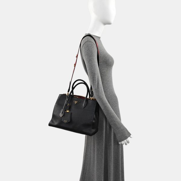 Esplanade Saffiano Calfskin Black