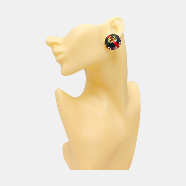Interlocking G Metal Multicolor Stud Earrings