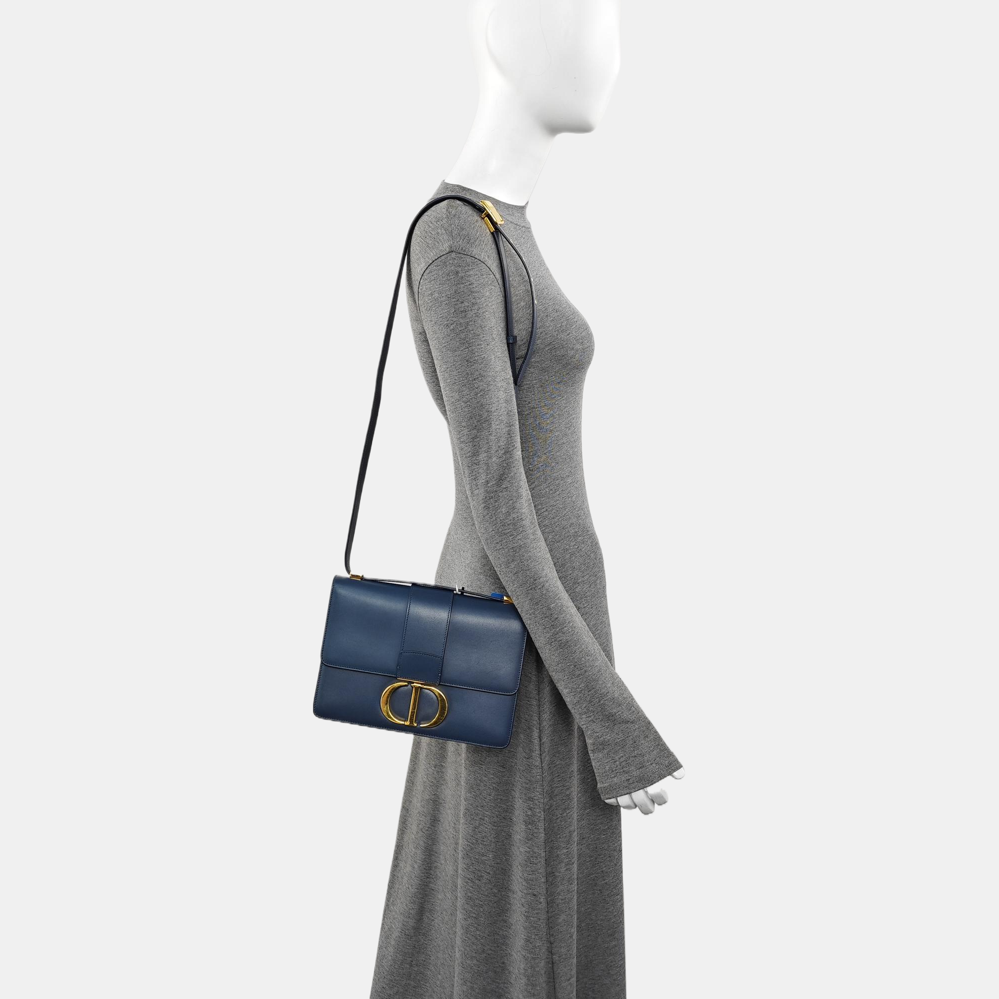 30 Montaigne Calfskin Blue