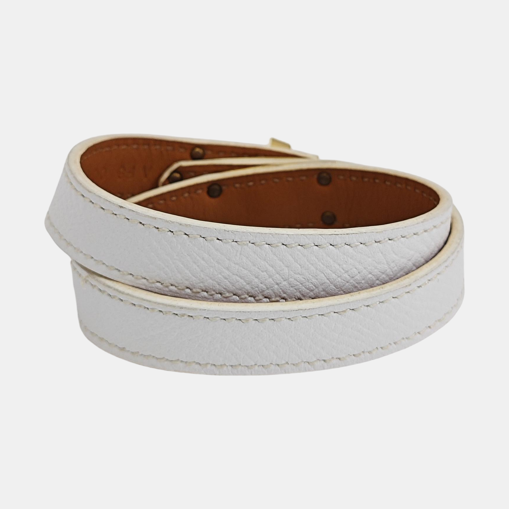 Kelly Metal White Bangle