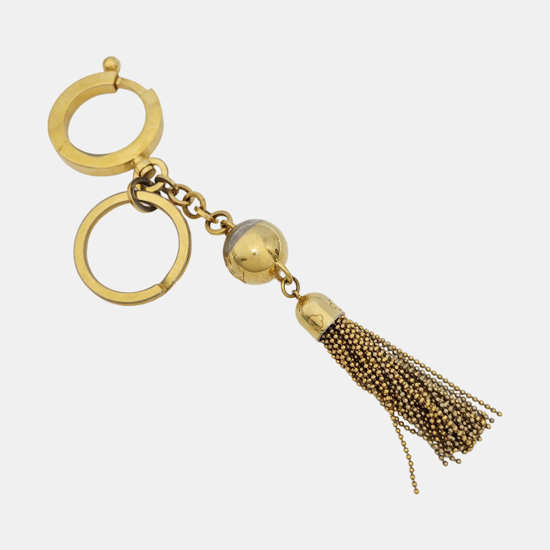 Metal Bag Charm Gold