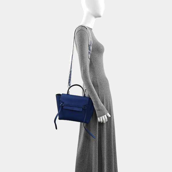 BELT Micro Calfskin Blue