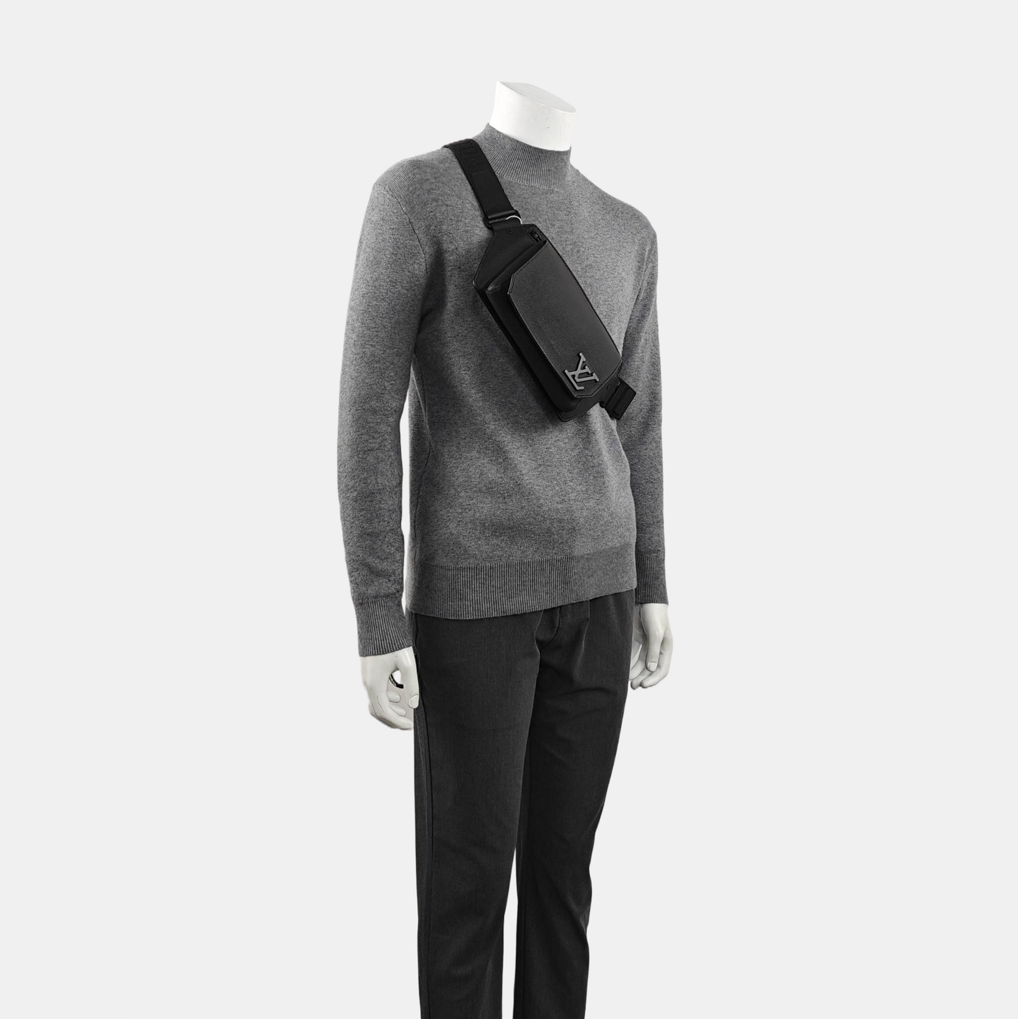 Calfskin Belt Bag Black