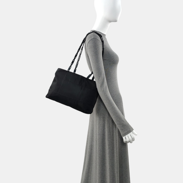 Nylon Tote Bag Black