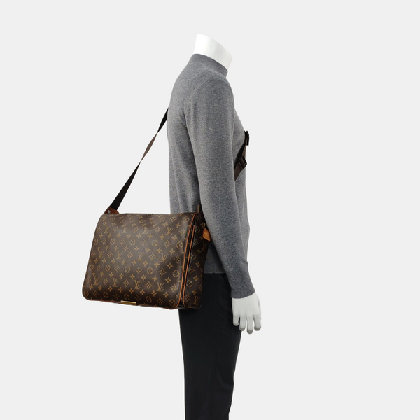 VALMY Monogram Coated Canvas Brown