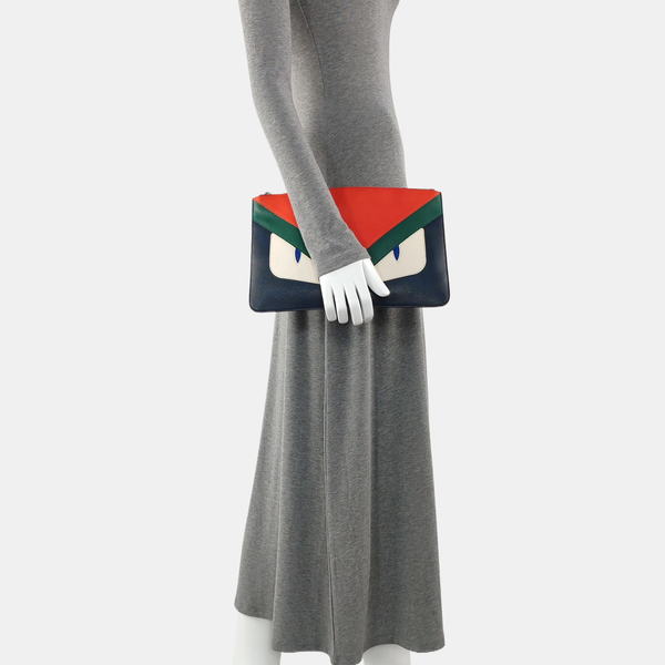 Authenticated pre-owned  Monster Calfskin Multicolor - Clutch at Looply