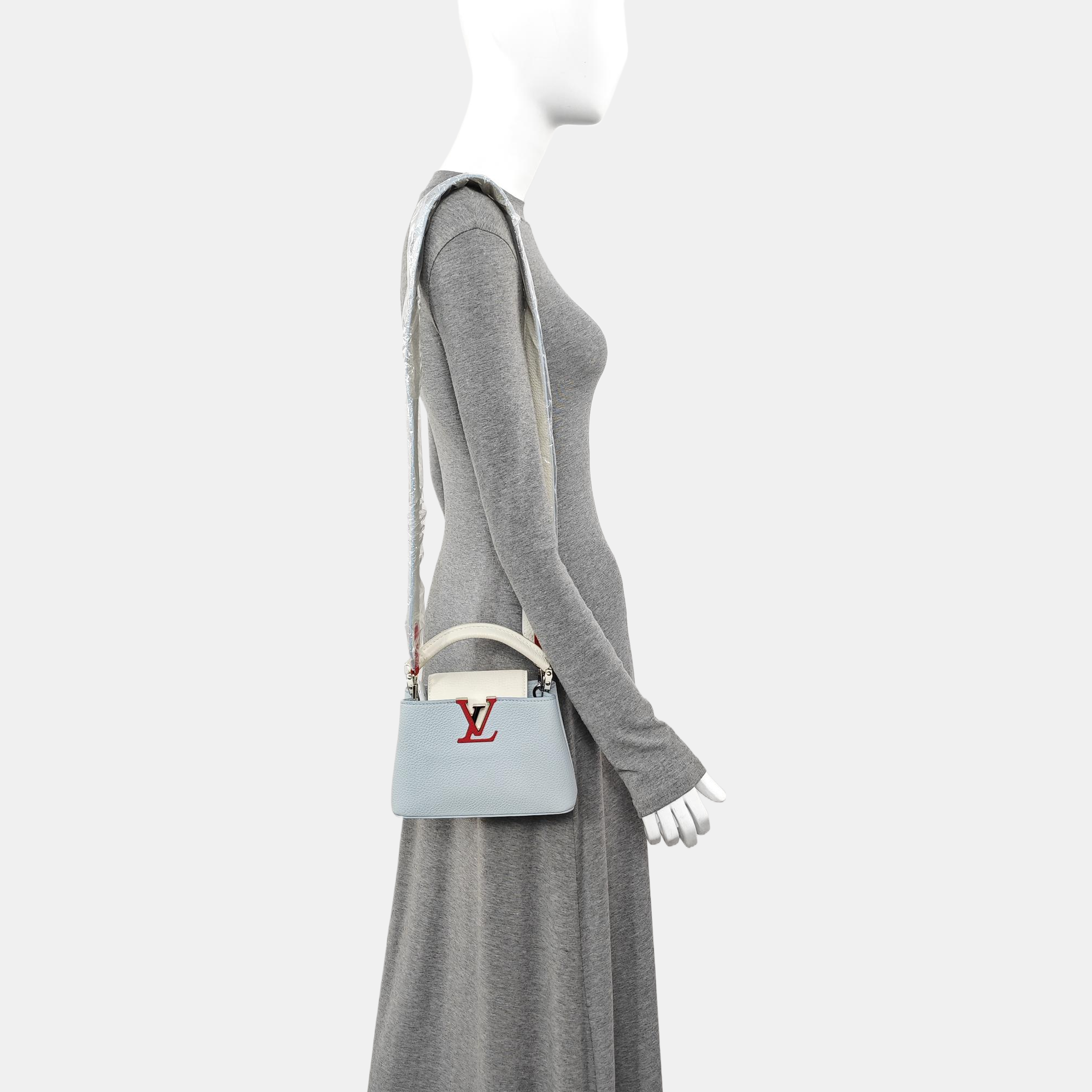 CAPUCINES Mini Calfskin Blue