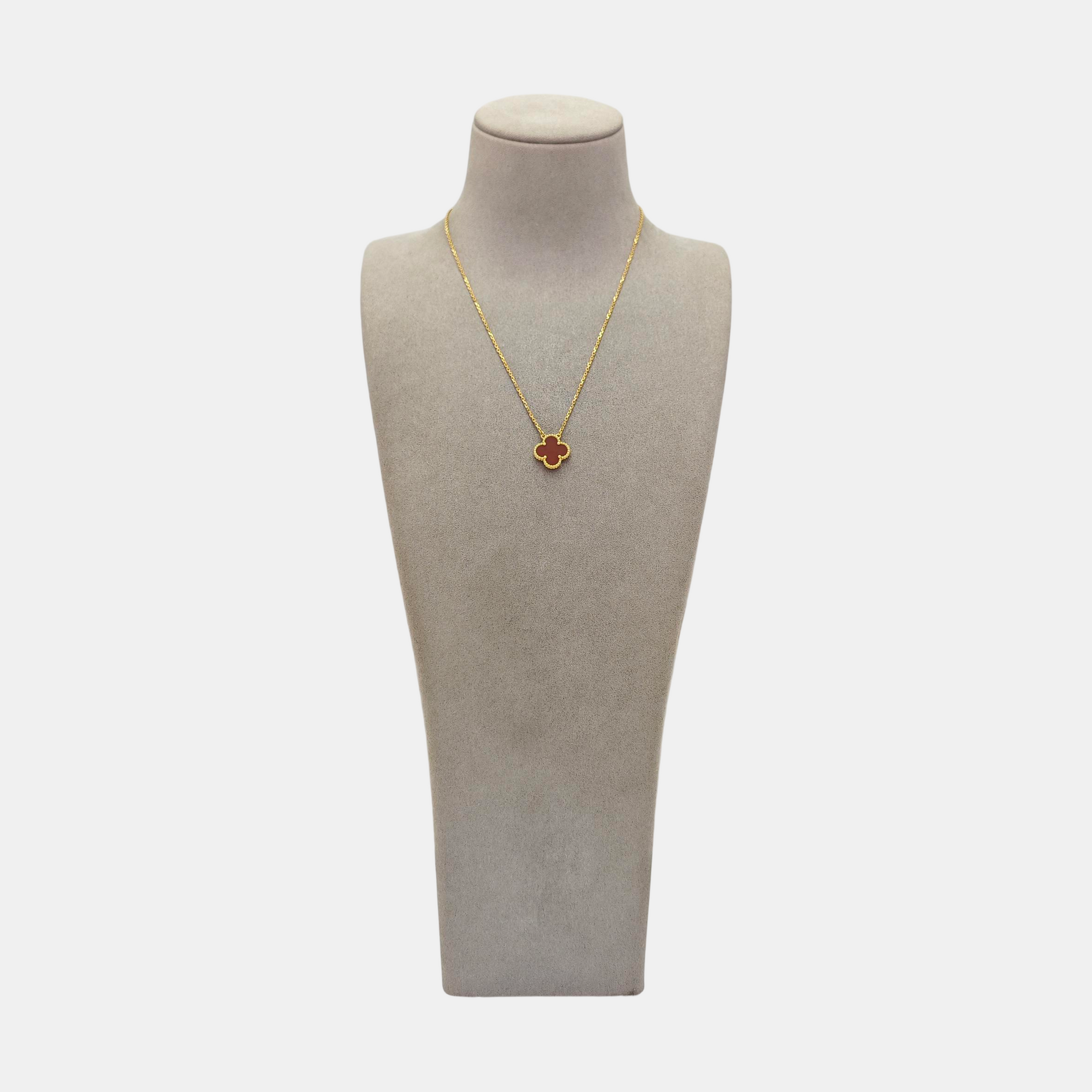 Vintage Alhambra 18k Gold Necklace