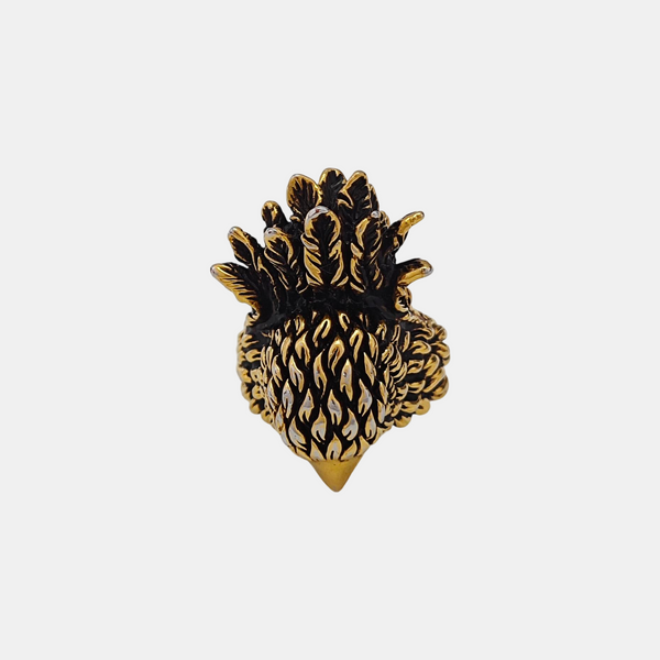 Metal Gold Ring HK 10