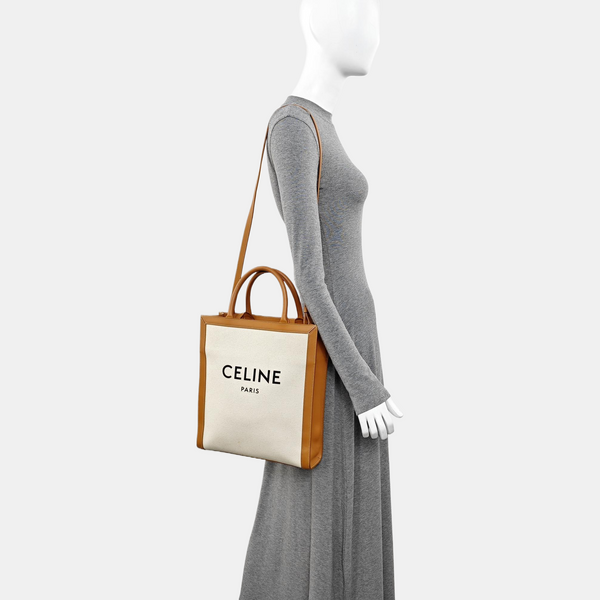 CABAS CELINE Small Canvas White