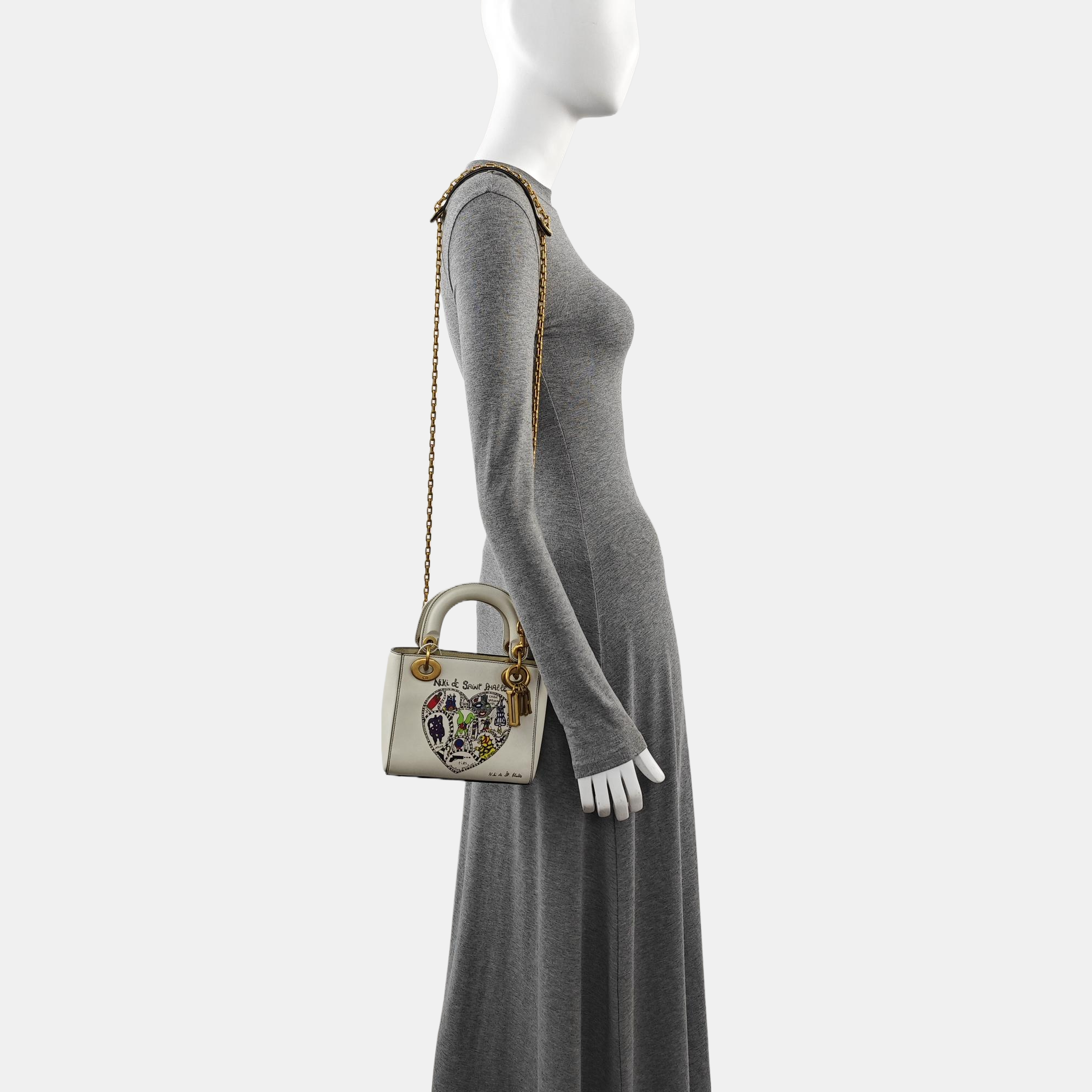Lady Dior Small Lambskin White