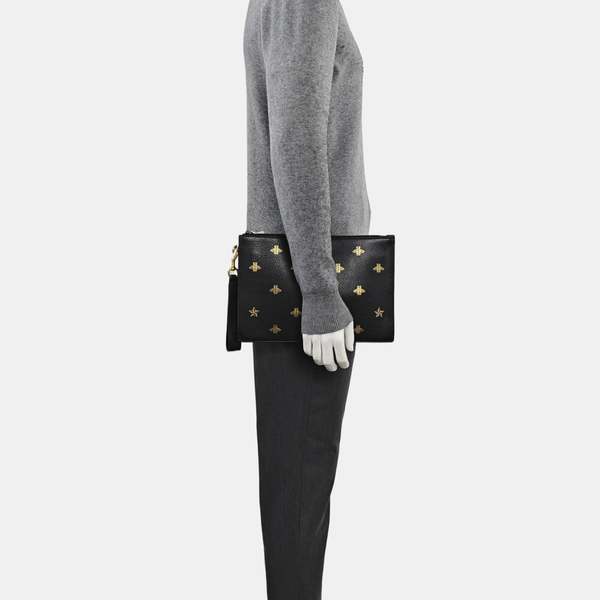 Calfskin Clutch Black
