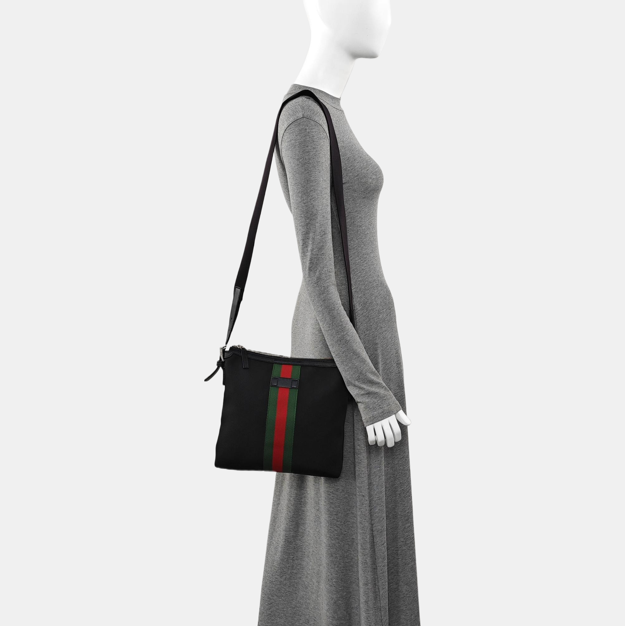 Canvas Shoulder Bag Black