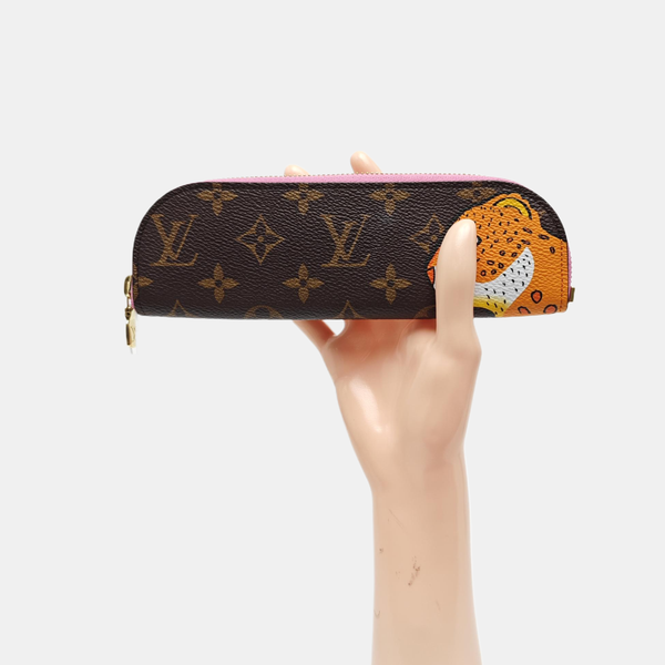 Monogram Canvas Wallet MM Brown