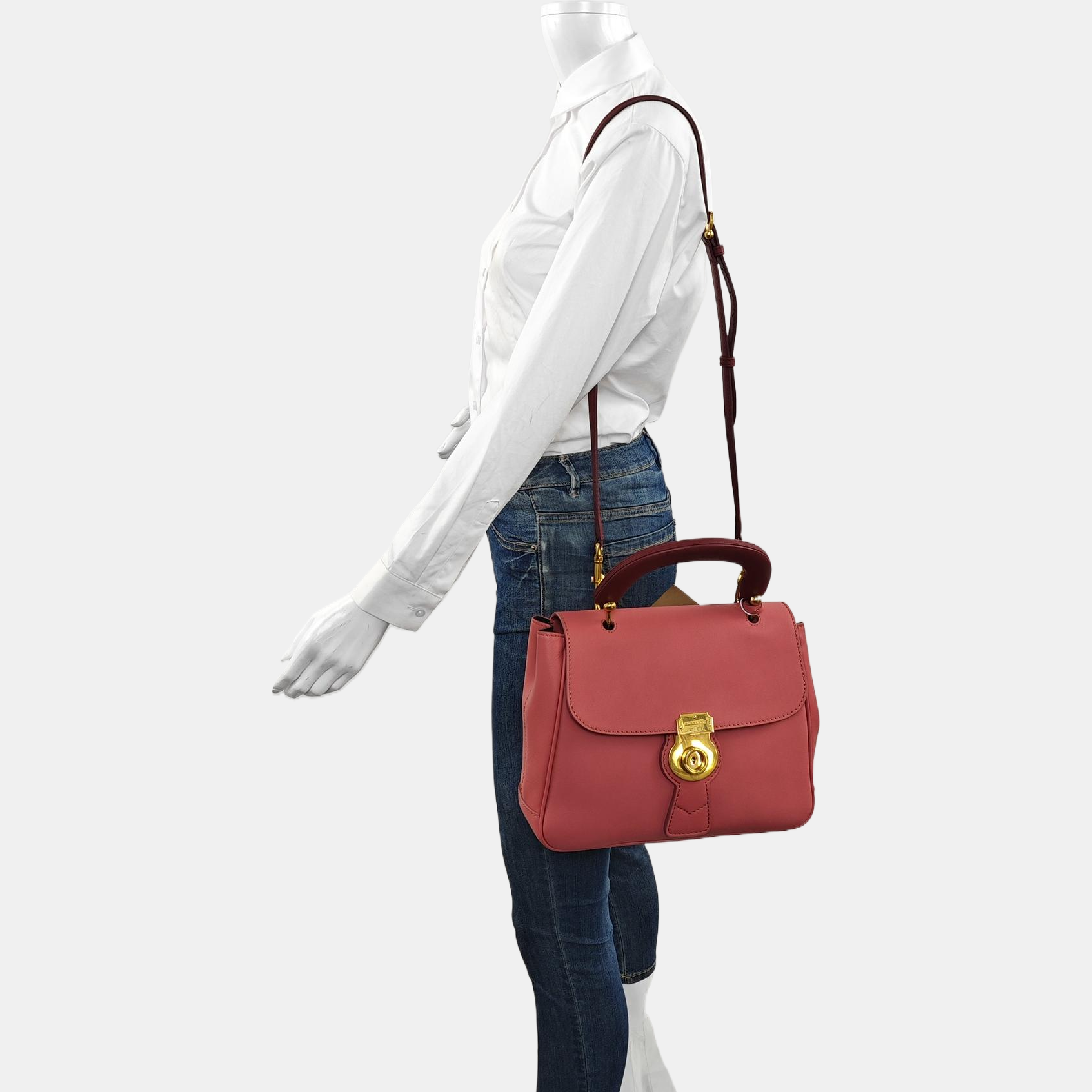 DK88 Medium Calfskin Red