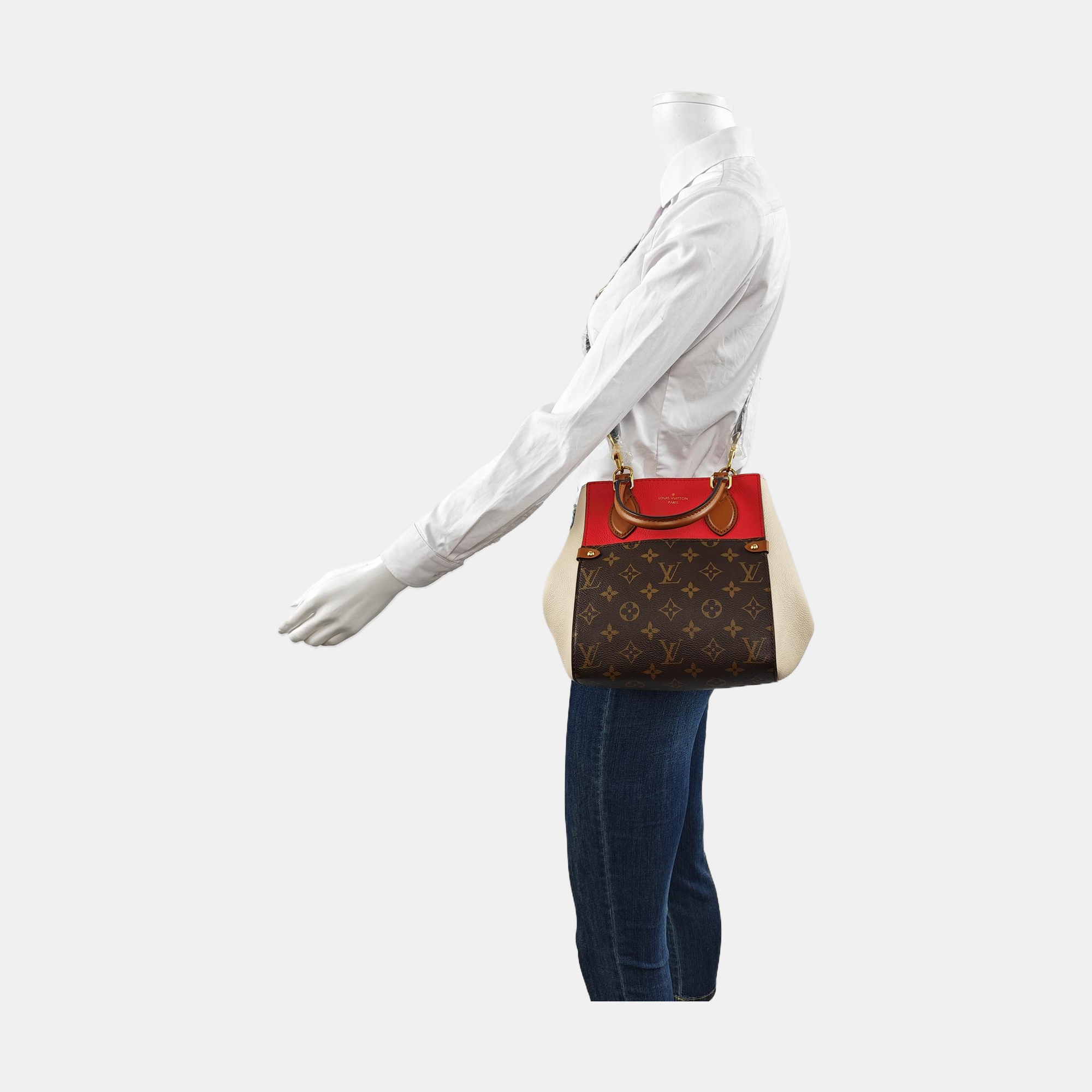 FOLD PM Monogram Coated Canvas Brown