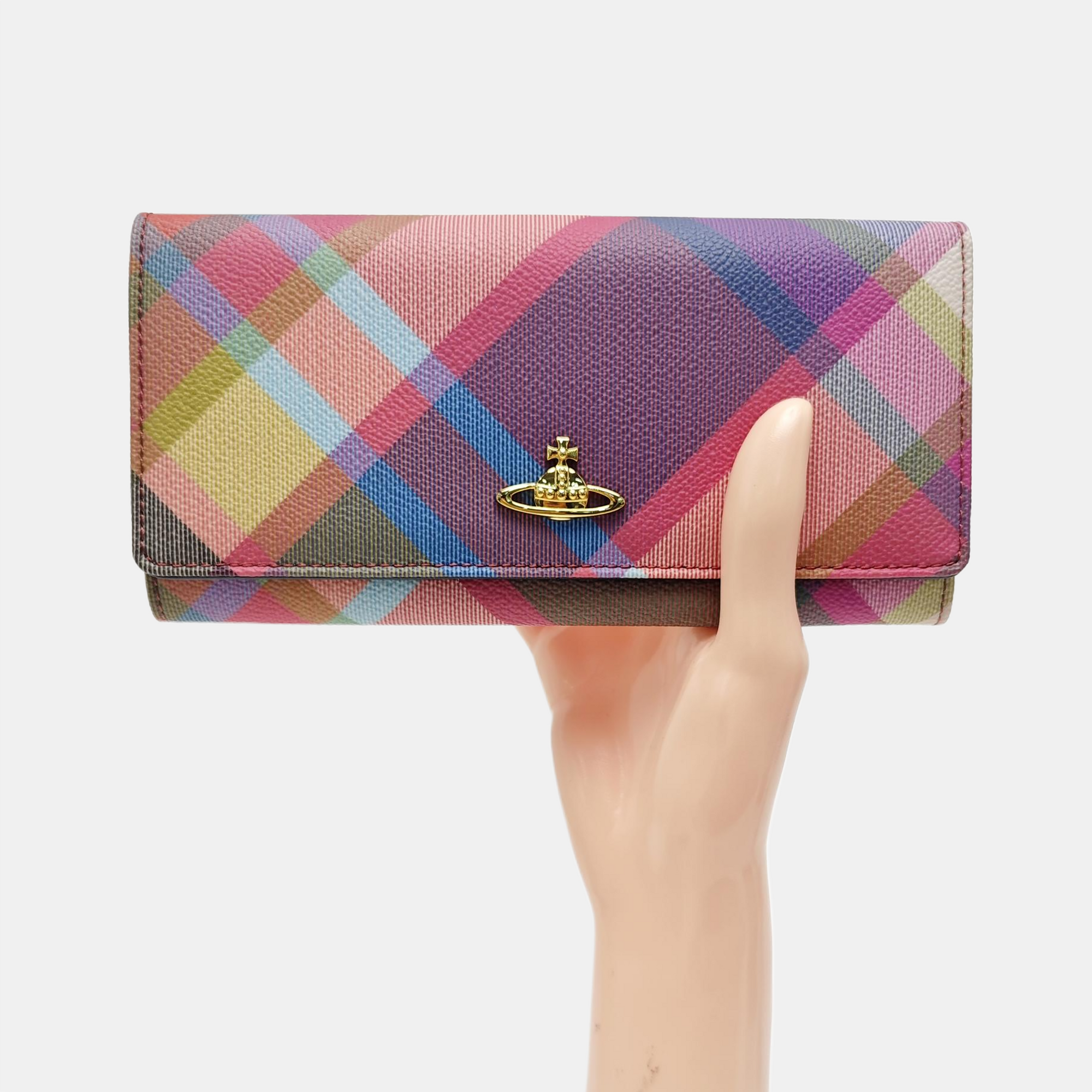 Coated Canvas Wallet Multicolor