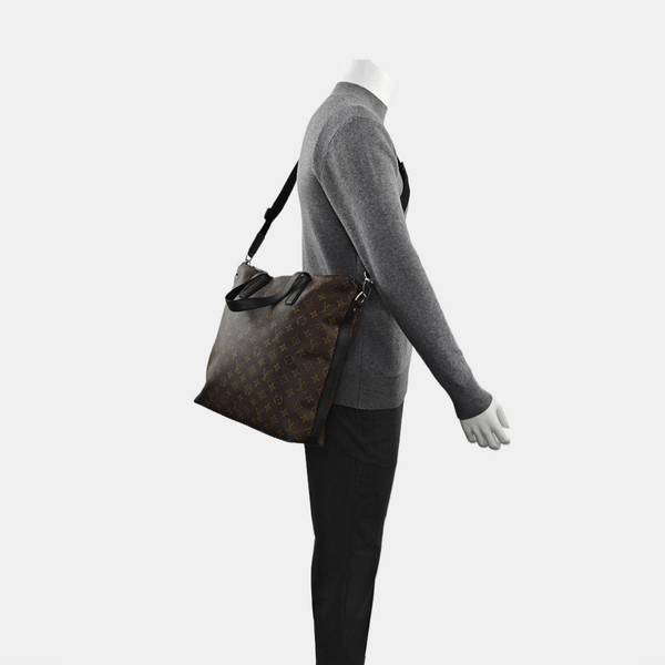 KITAN Monogram Coated Canvas Brown