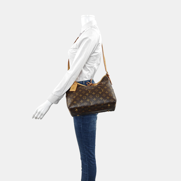 CARRYALL PM Monogram Coated Canvas Brown
