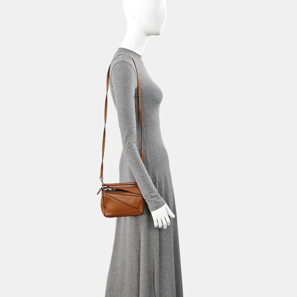 Puzzle Mini Calfskin Brown