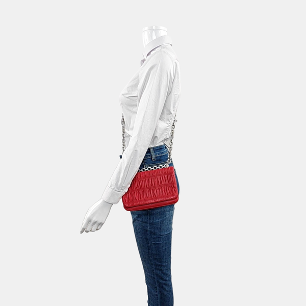 Mini Bag Quilted Lambskin Red