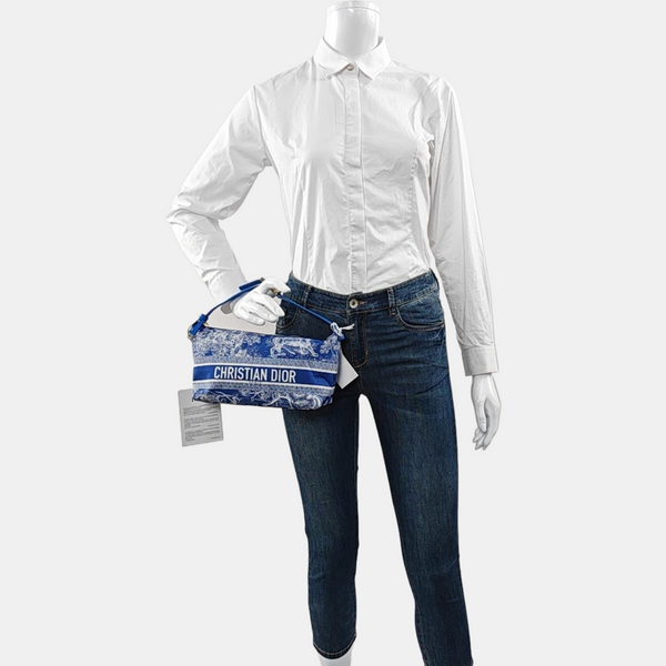 Diortravel Nomad Medium Canvas Blue