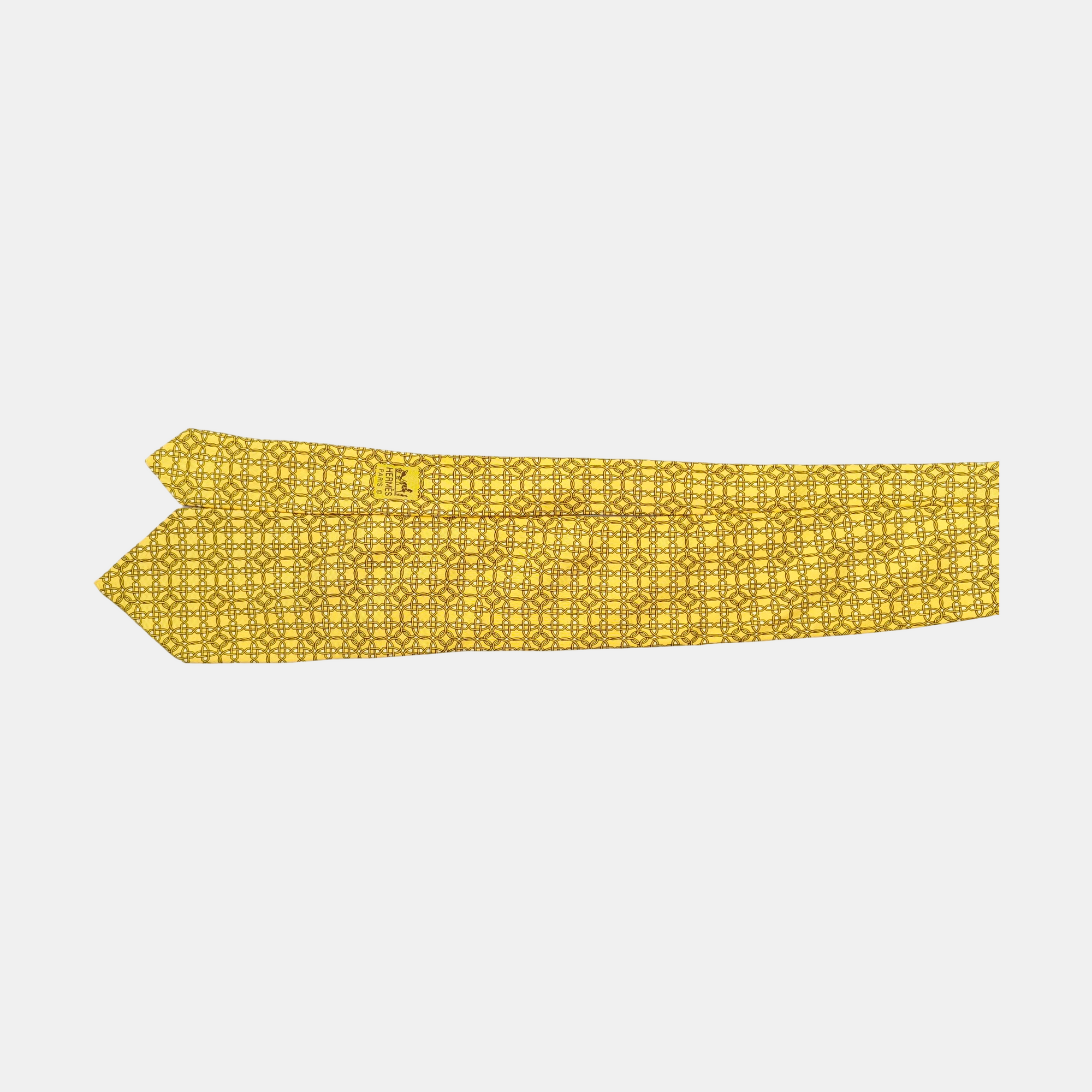 Mulberry Silk Tie Yellow