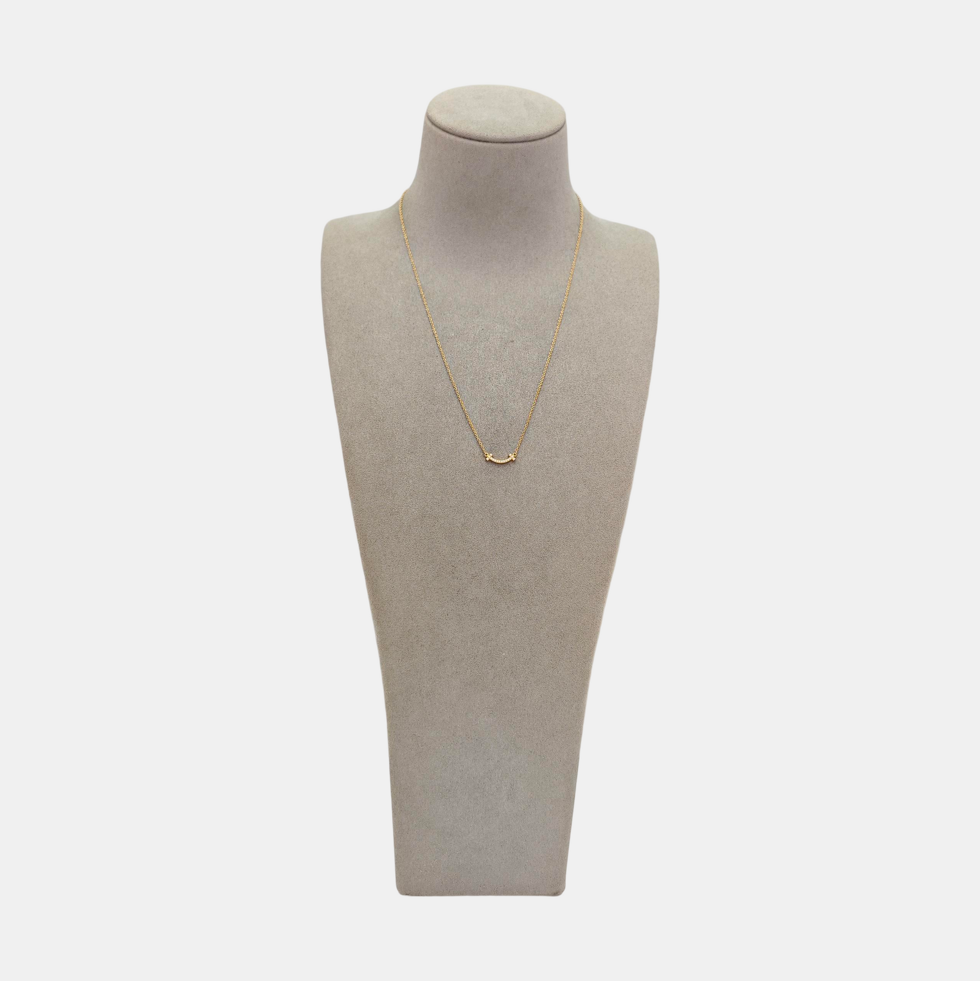 Tiffany T 18k Rose Gold Necklace