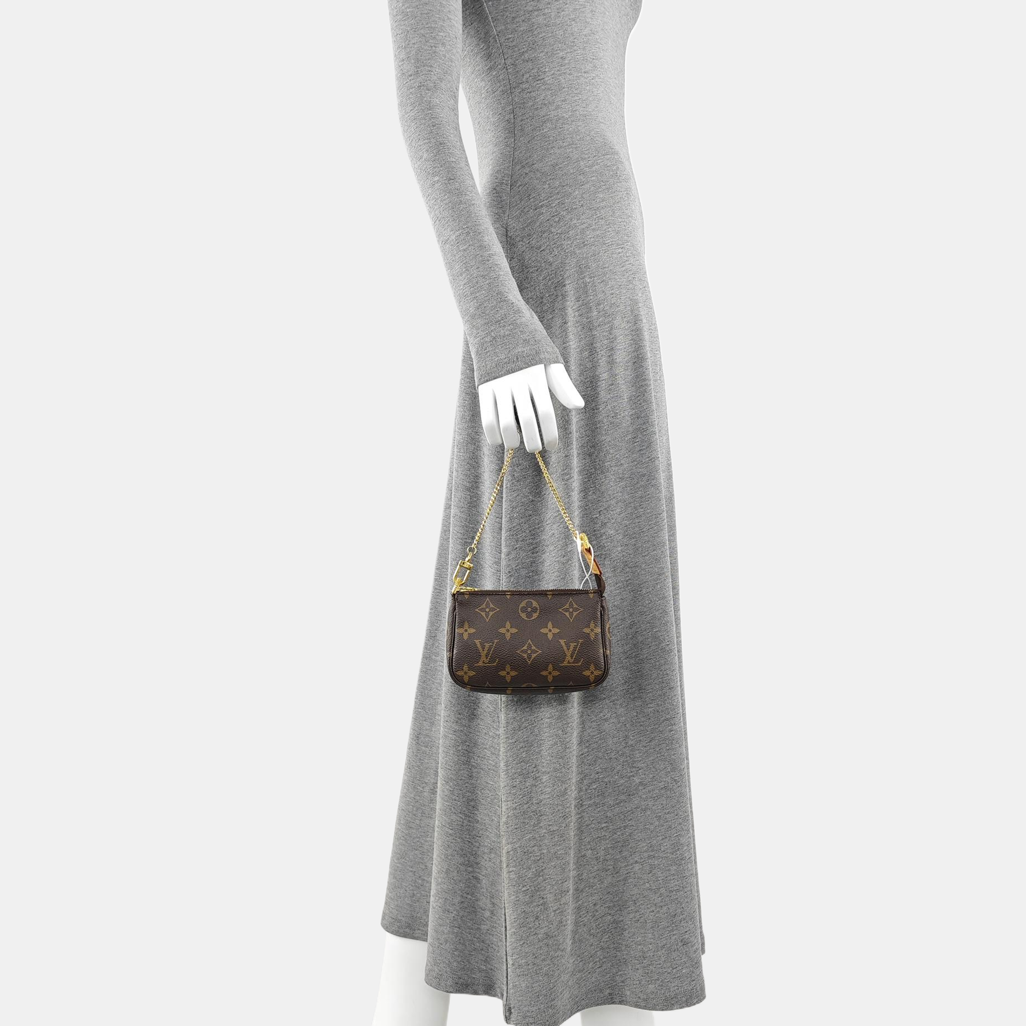 ACCESSOIRES Mini Monogram Coated Canvas Brown