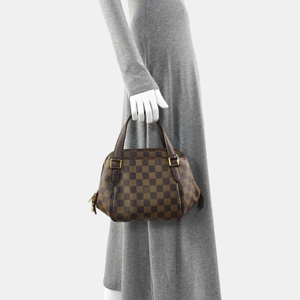 BELEM PM Damier Ebene Coated Canvas Brown