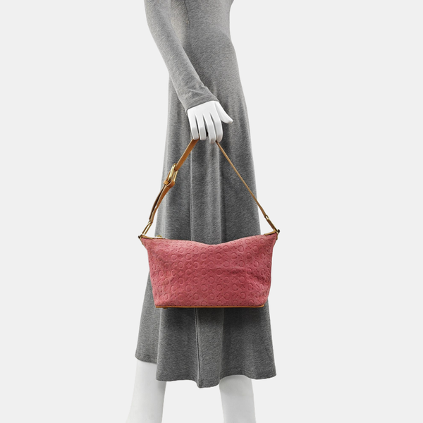 Suede Shoulder Bag Pink
