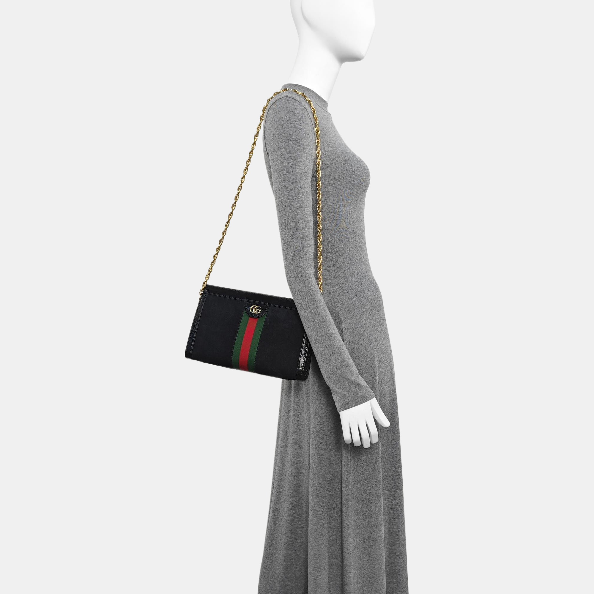 Ophidia Small Suede Black