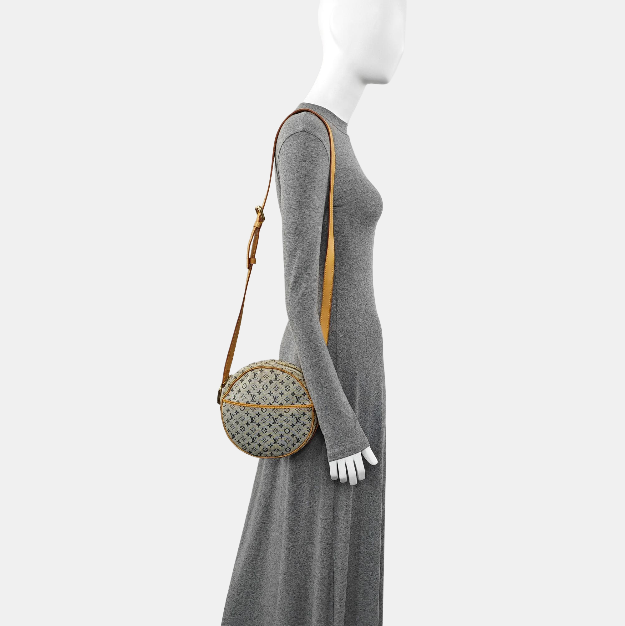 JEANNE Monogram Canvas Gray