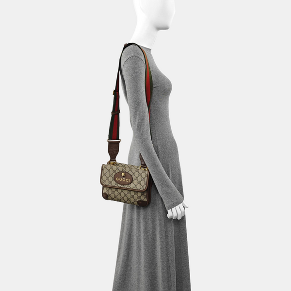 Neo Vintage Small Monogram Coated Canvas Beige